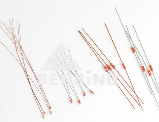 De as en Radiale Glas Ingekapselde NTC-Vaste Structuur van de Thermistor Hoge Delicatesse