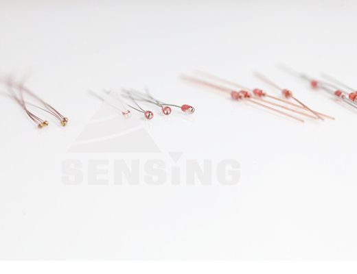 Radiale Glas Ingekapselde NTC-Thermistor die voor Temperatuur Hoge Delicatesse ontdekken