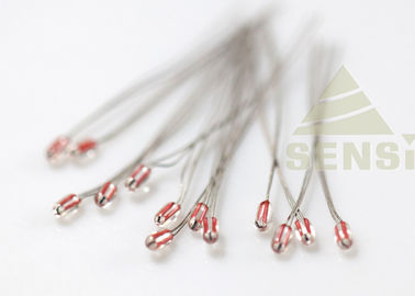 Radiale Glas Ingekapselde NTC-Thermistor die voor Temperatuur Hoge Delicatesse ontdekken