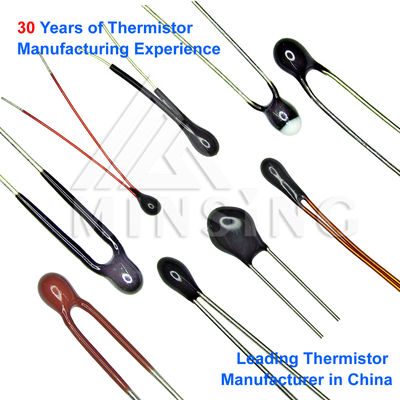 AEC-Q200 Kwalificeerde epoxy-gecoate NTC-thermistor met een maximale lichaamsdiameter van 3,0 mm