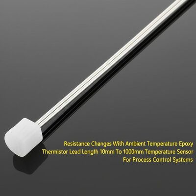 Weerstand verandert met omgevingstemperatuur Epoxy Thermistor Draadlengte 10mm tot 1000mm Temperatuursensor voor Procesbesturingssystemen