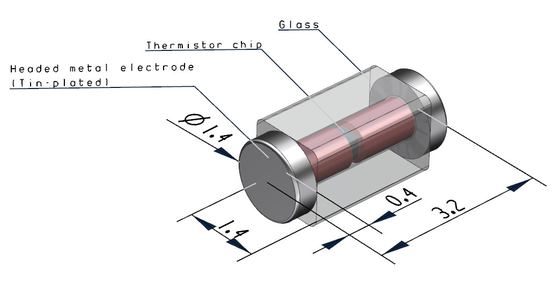 5k de Temperatuurverzekering van de precisientc Thermistor voor IGBT-Eenheden