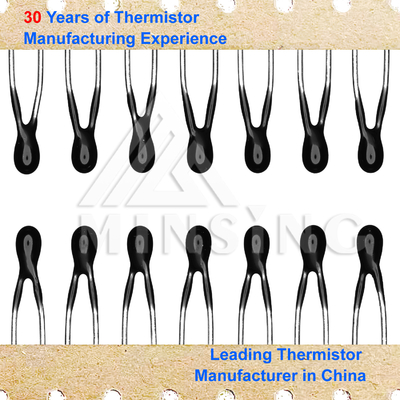 Analoog type Precision NTC thermistor met weerstandsbereik 0,5KΩ-2000KΩ en thermische tijdconstante ≤10S